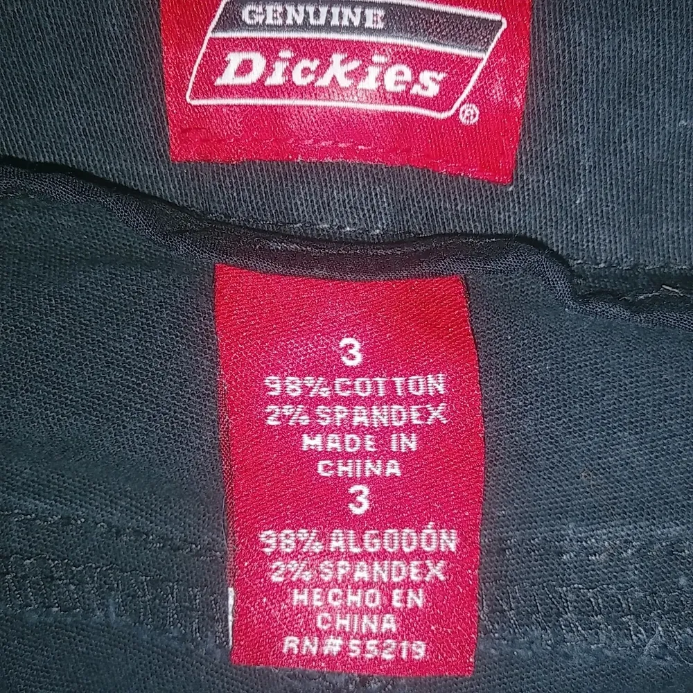 Dickies 3 Genuine Cotton Stretch Jeans Work Pants in Black - Image 9