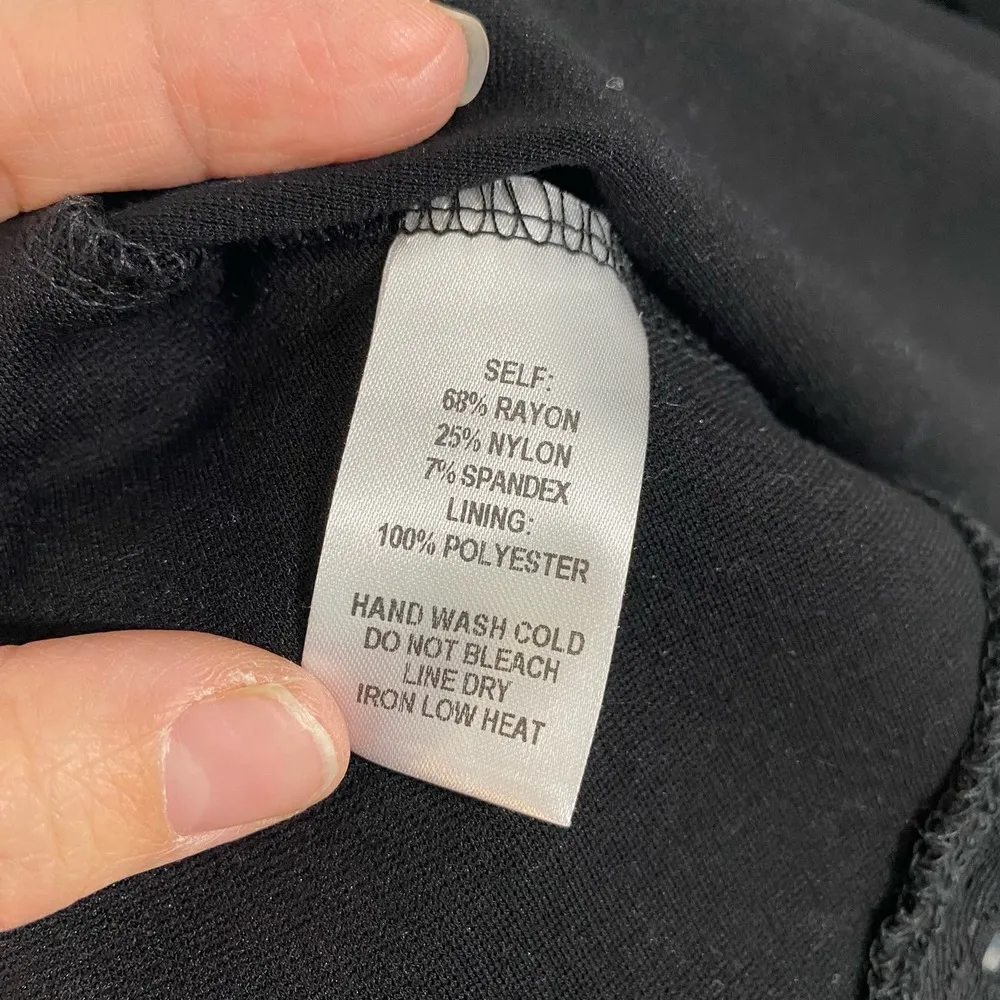 Lulu's Women's Black Lace Trim Sleeveless Mini Skater Dress Size S - Image 5