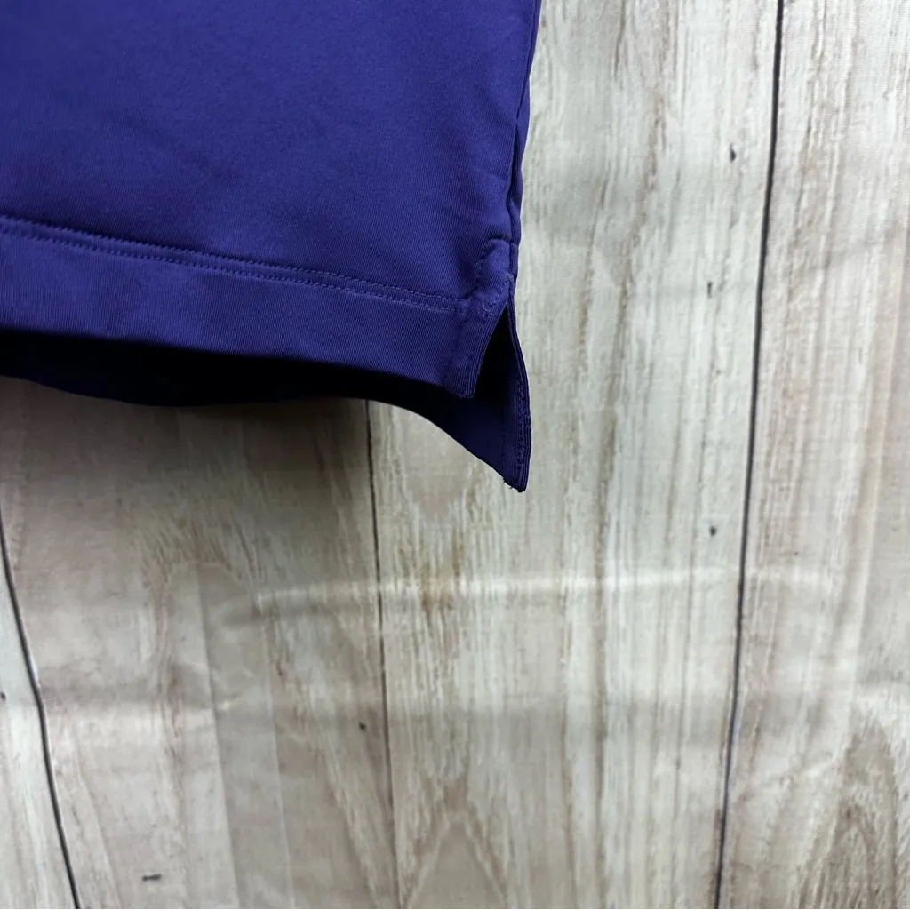 Peter Millar Women's Short Sleeve Button Down Polo in Purple New without tags - Image 2