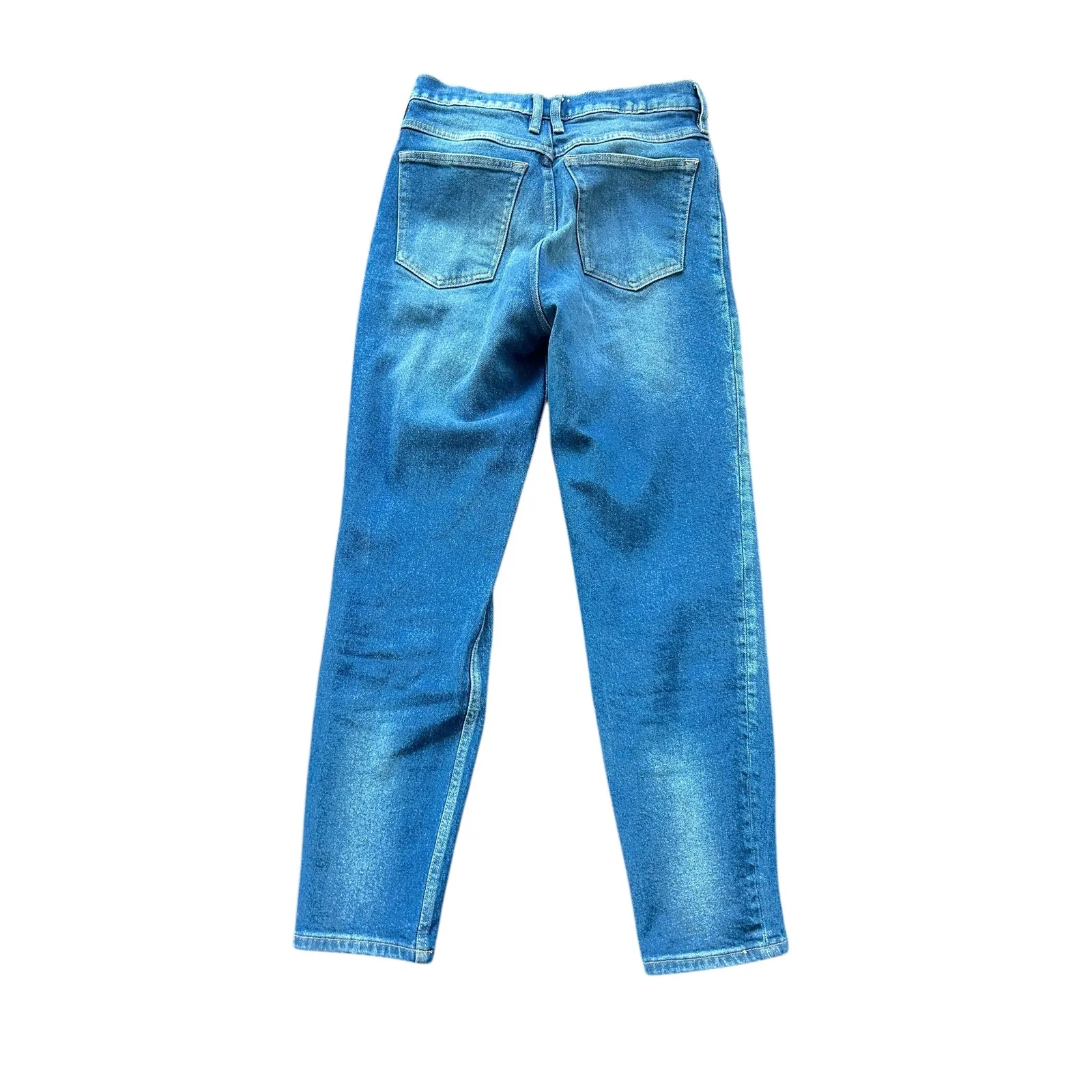 FRAME Denim High N Tight Tapered Leg Jeans Size 26 Blue Wash High Rise - Image 7