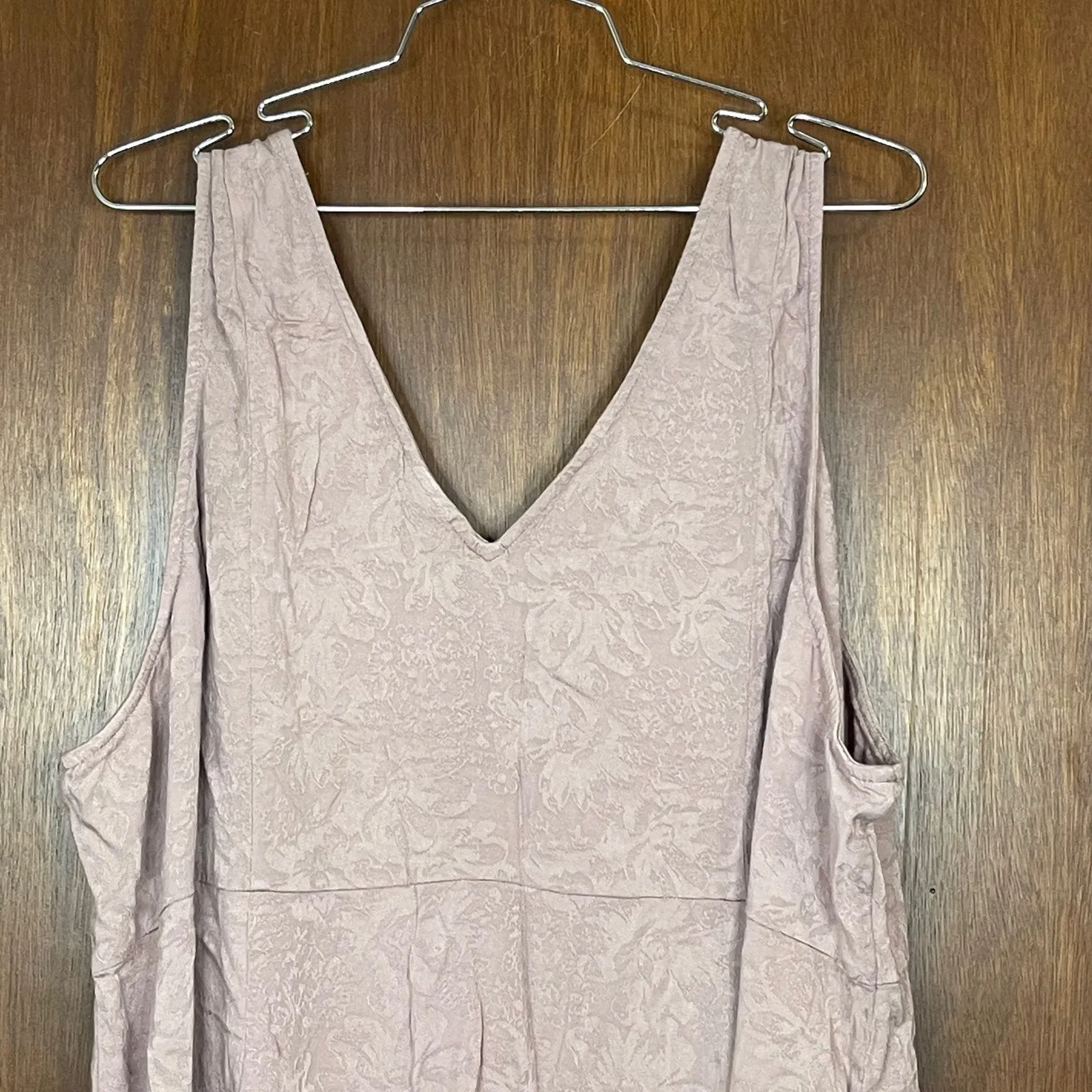Torrid Plus Size Fit & Flare Jacquard Button Front Tank Top Size 5XL - Image 7
