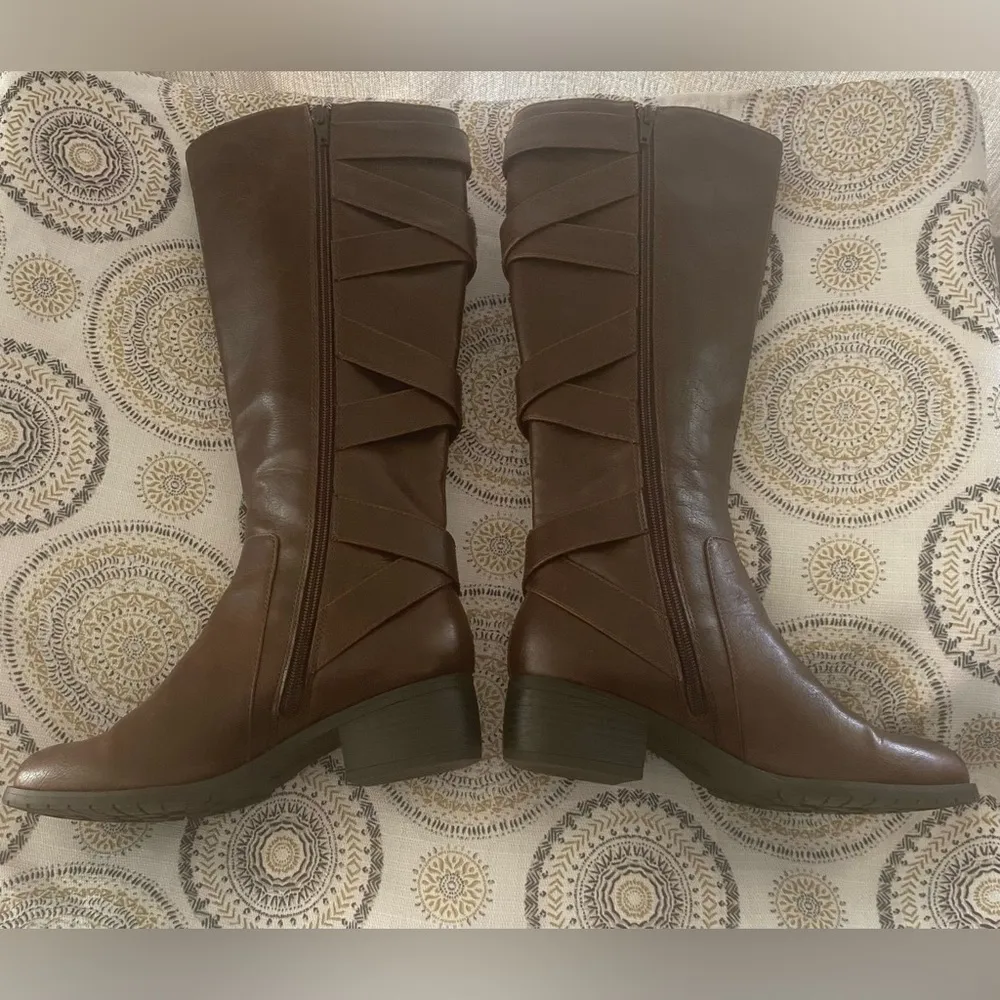 Eurosoft by Sofft Maynard ES0009400 Womens Brown Leather Knee High Boots 7 - Image 10