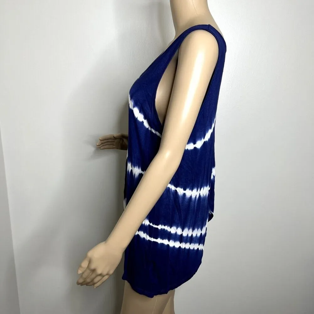 Olive & Oak Tie Dye Blue Tank Top - Image 2