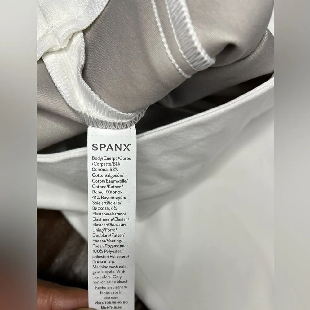 Spanx On-The-Go Cropped Kick Flare Pants Classic White sz 2X - Image 6