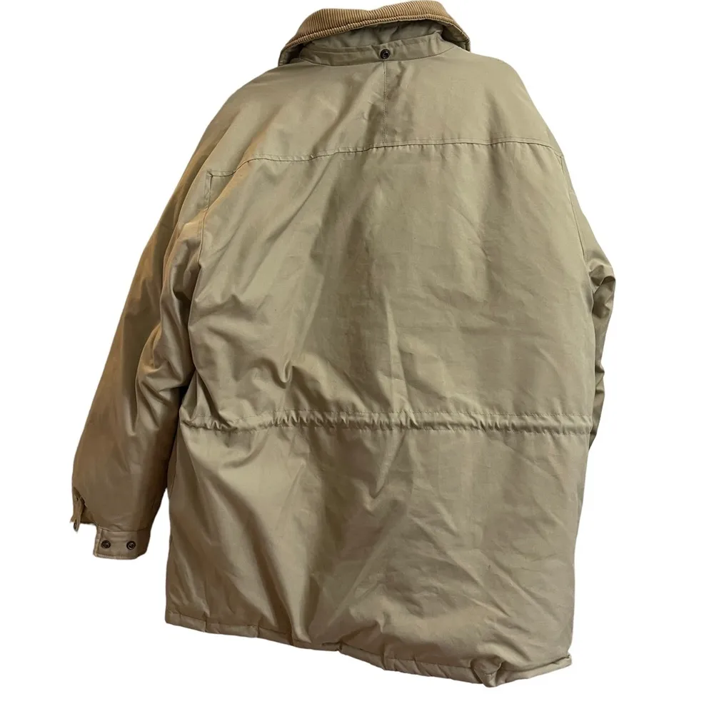 Charles Klein Beige Down Puffer Jacket Plus Size 1X - Image 3