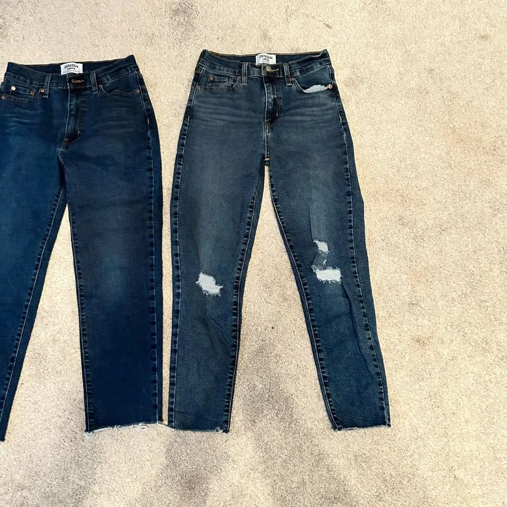 Denizen for Levi’s Jean bundle size 1 / 25 mom jean‎ and straight crop - Image 8