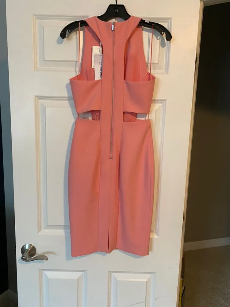 Elizabeth and James NWT Salmon Pink Tight Cut Our Dress - Image 2