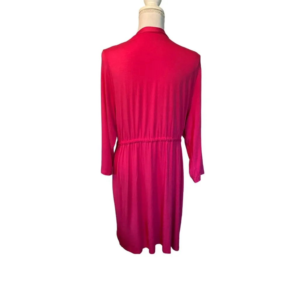 Torrid Super Soft Cardigan Knit Womens 1 (1X 14/16) Used Pink - Image 2