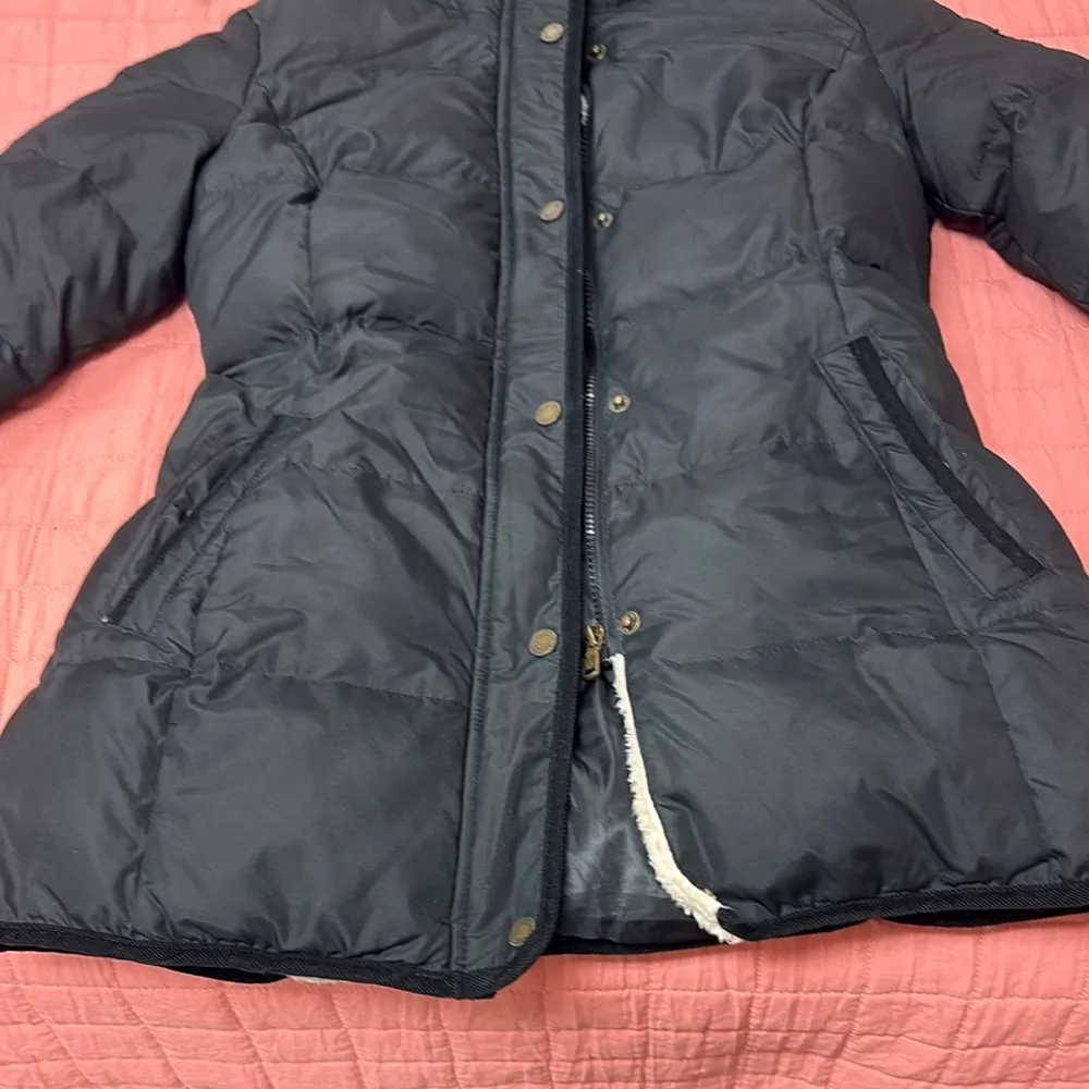 Ralph Lauren Women's Black Fur-Trimmed Hooded Jacket - Image 2