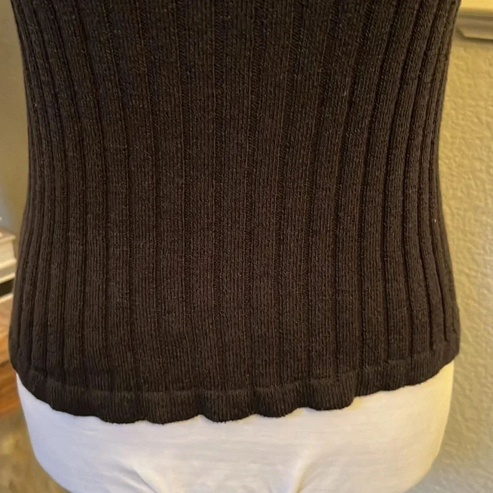 Black Tilney Ribbed Sweater Tank Size XXS - Image 4