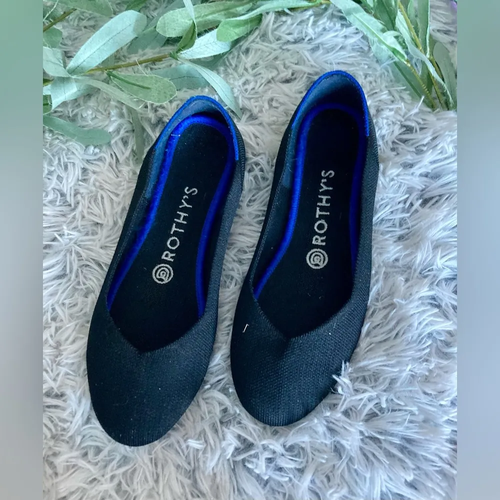 Rothy’s Solid Black Loafers size 7.5 - Image 6