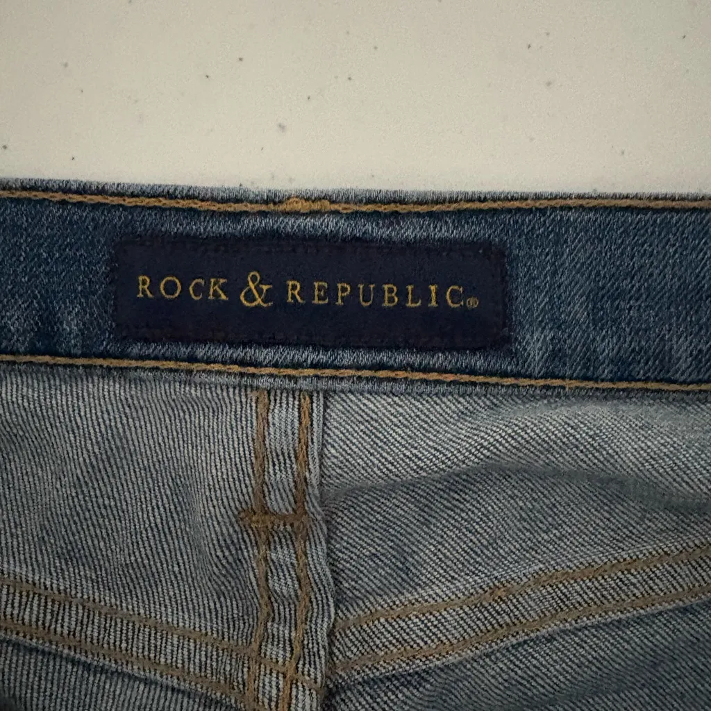 Rock & Republic Berlin Mid Rise Skinny Jeans Size 6‎ EUC - Image 13