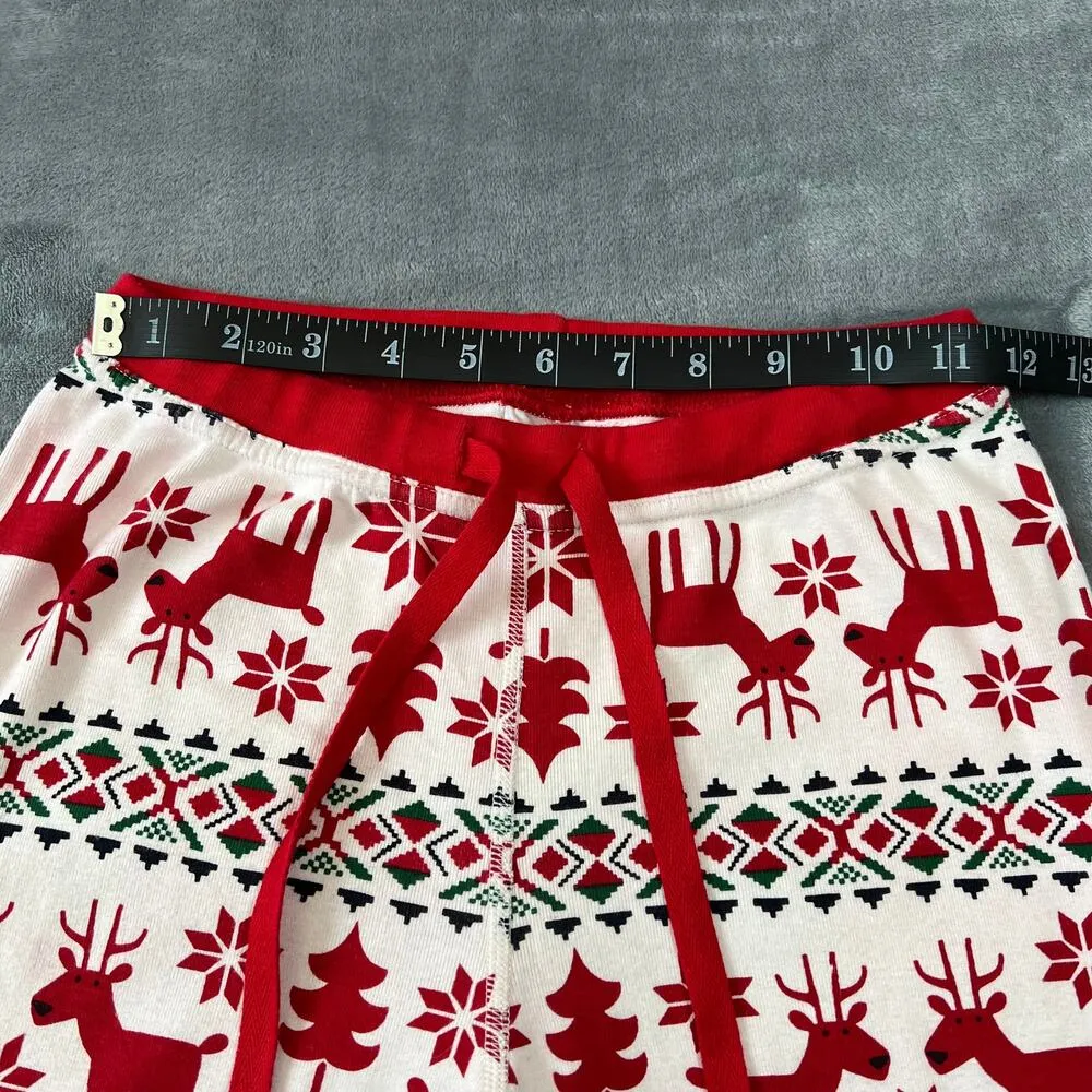 Hanna Andersson Christmas Print Pajama Bottoms Size X - Image 6