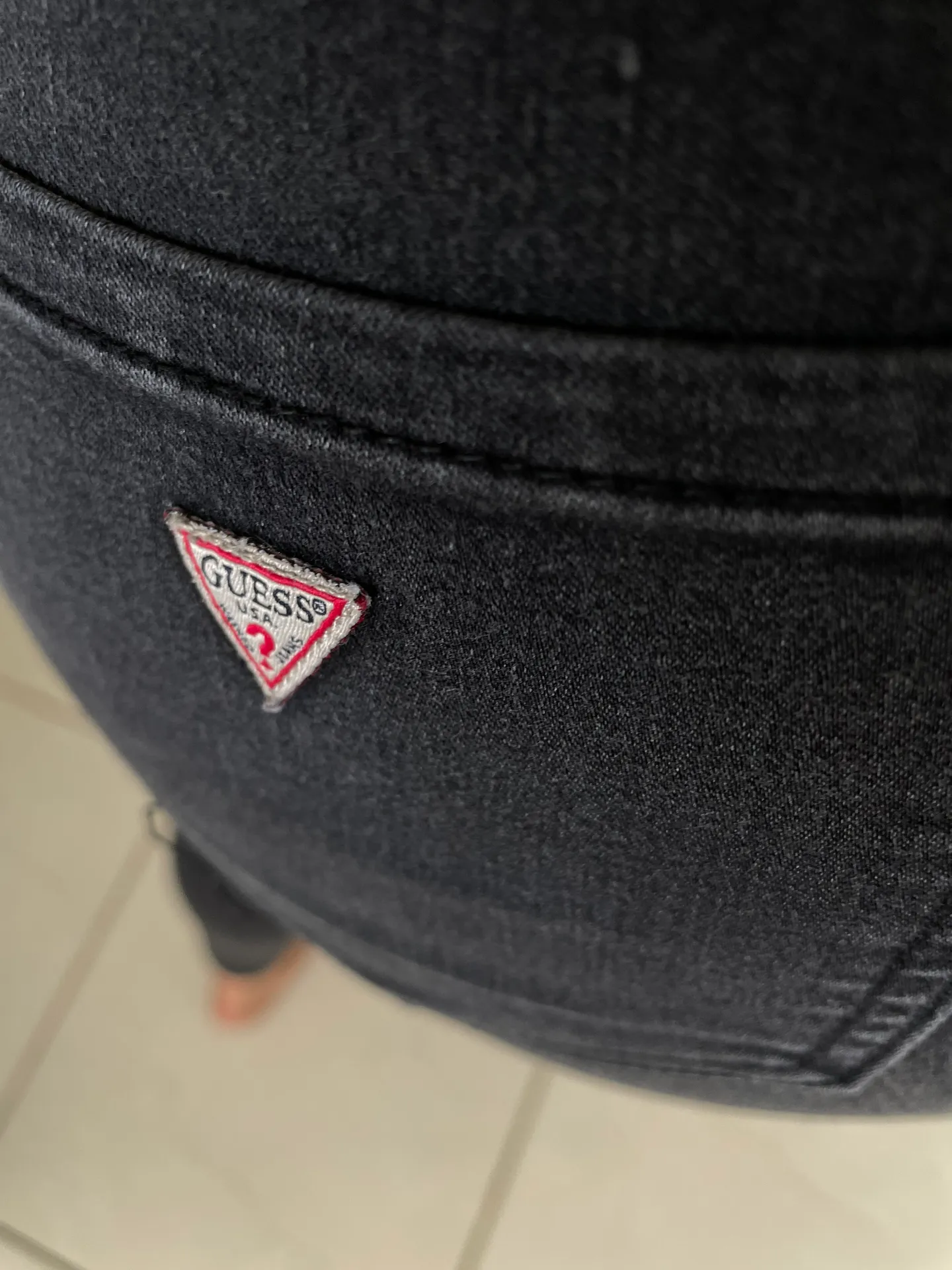 Black Denim  Jeans - Image 3