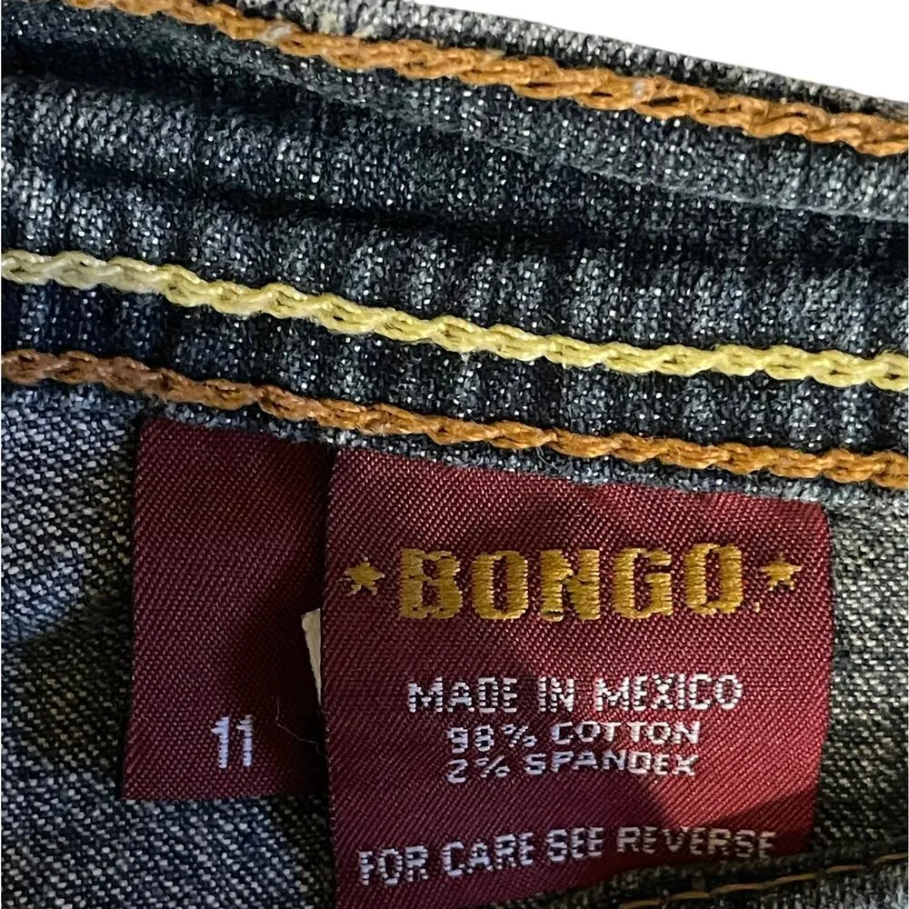Bongo Bootcut/Slight Flare Jeans Size 11, Y2K Brand, Excellent condition - Image 8