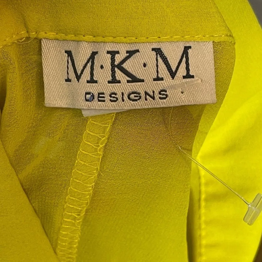MKM Designs Sheer Sleeveless‎ Blouse - Image 6