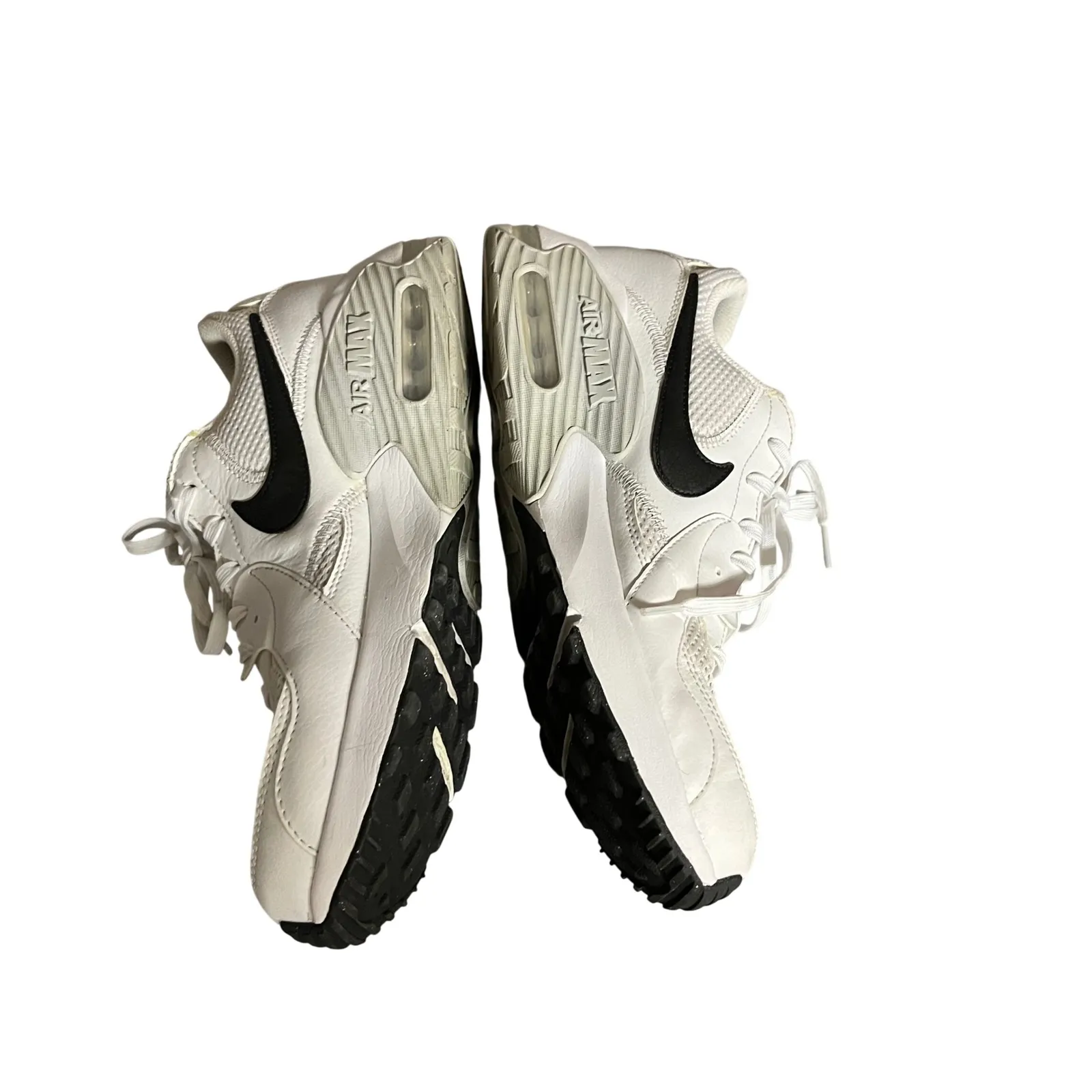 Nike Air Max Excee Womens White Black Casual Athletic Sneakers Shoes Size 9 - Image 3