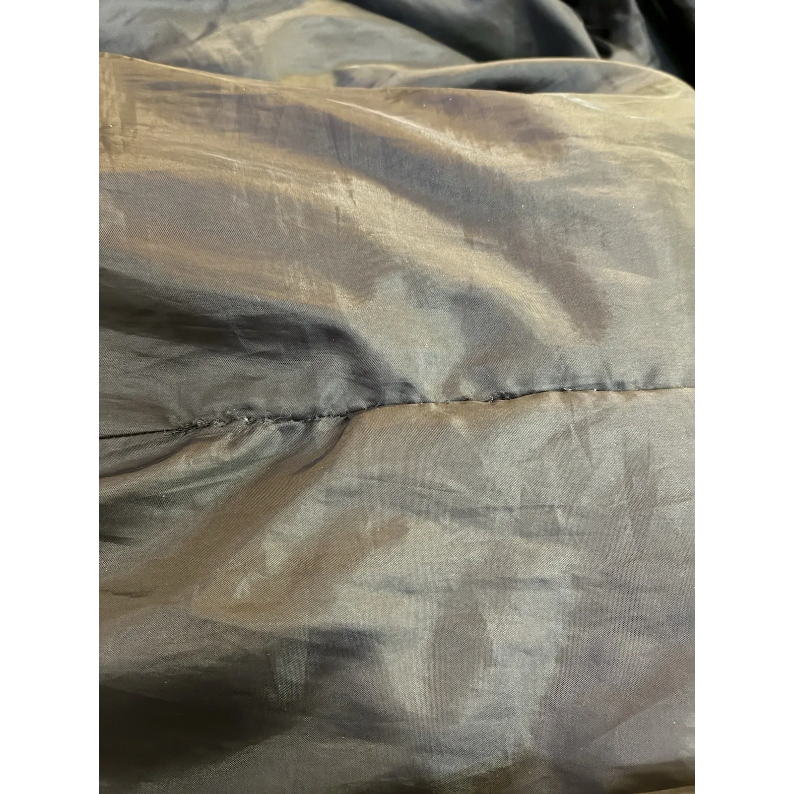 Fabletics‎ Puffer Jacket Waco Winter Long Quilted Coat Size Medium - Has repair - Image 4