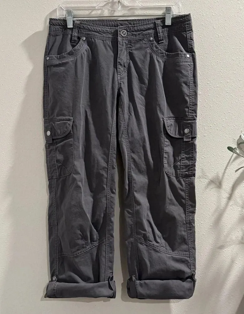 Kuhl Women’s Splash Roll Up Pants 8 Utility Casual Hiking Cargo Outdoor Tech EUC - Image 3