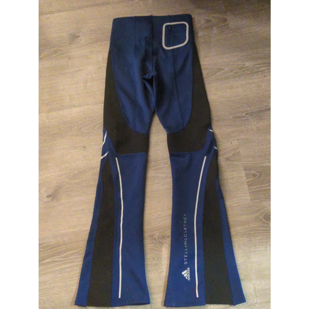 Adidas by Stella McCartney Knitmix Flare Leggings Size Small Blue - Image 9