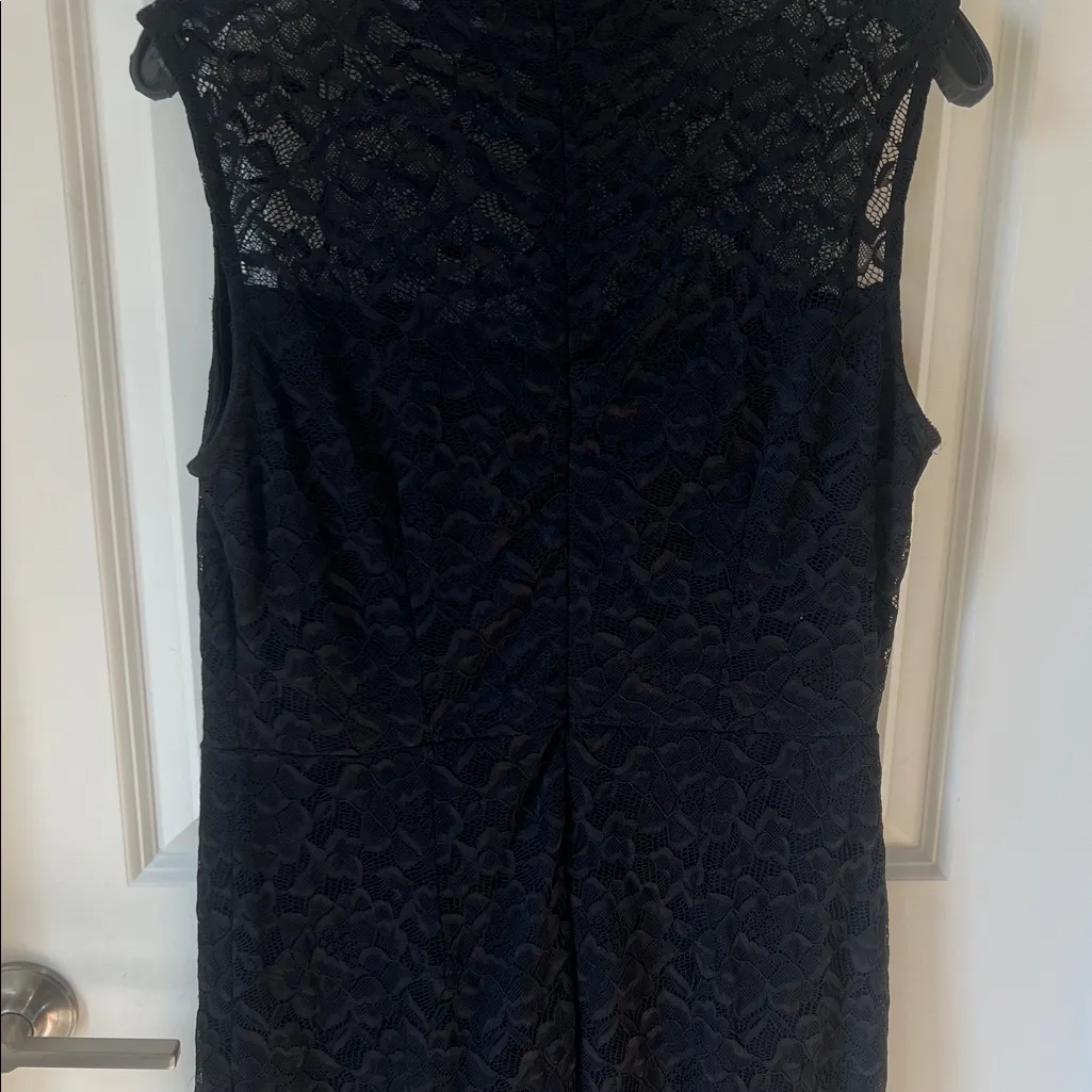 Chic Black Lace Midi Dress - Image 9