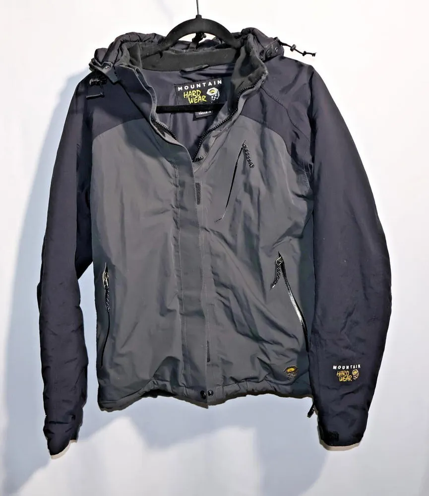 Mountain Hardware Conduit Primaloft Gray Black Jacket Coat Womens 8 Waterproof - Image 1