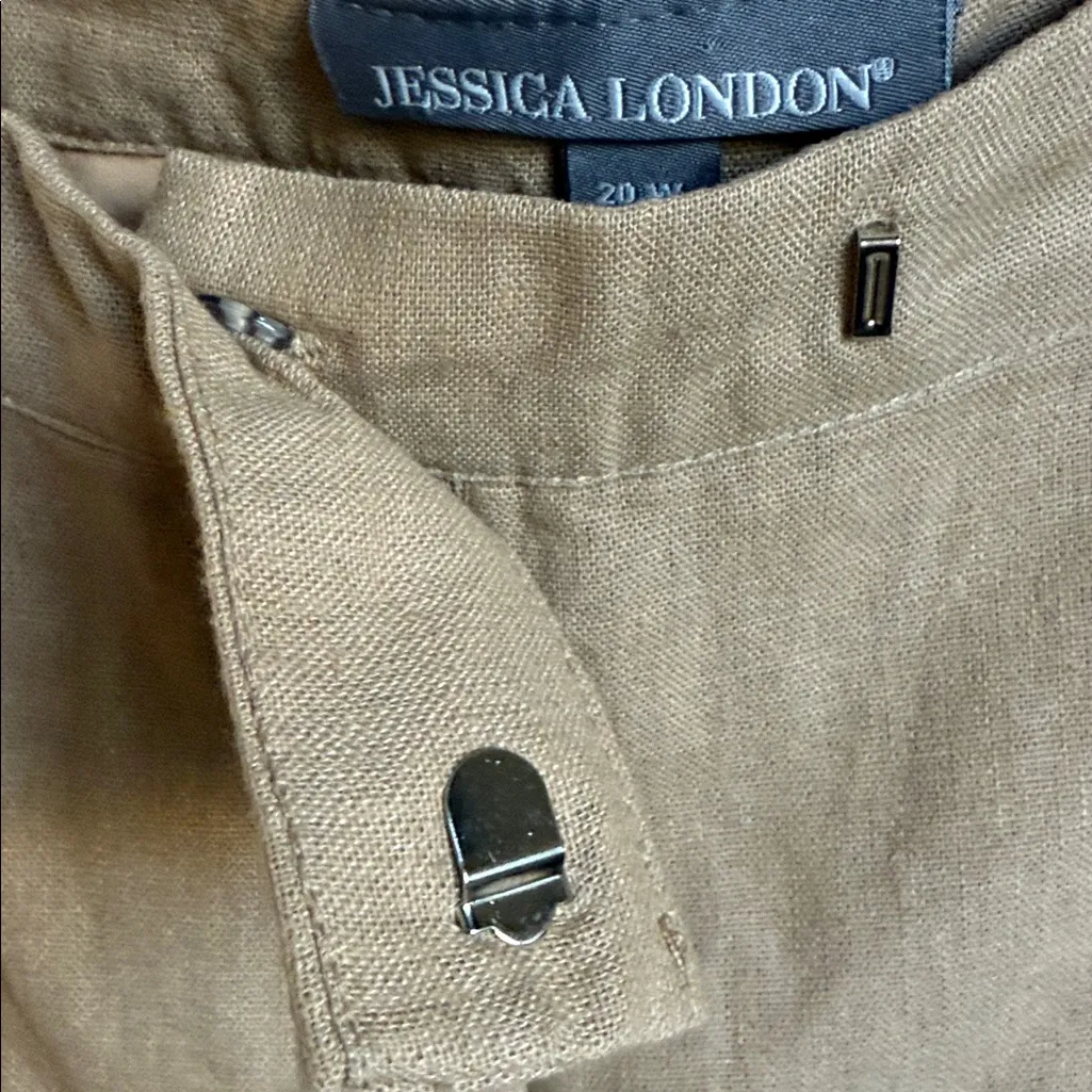 Jessica London Khaki Shirt set. - Image 4