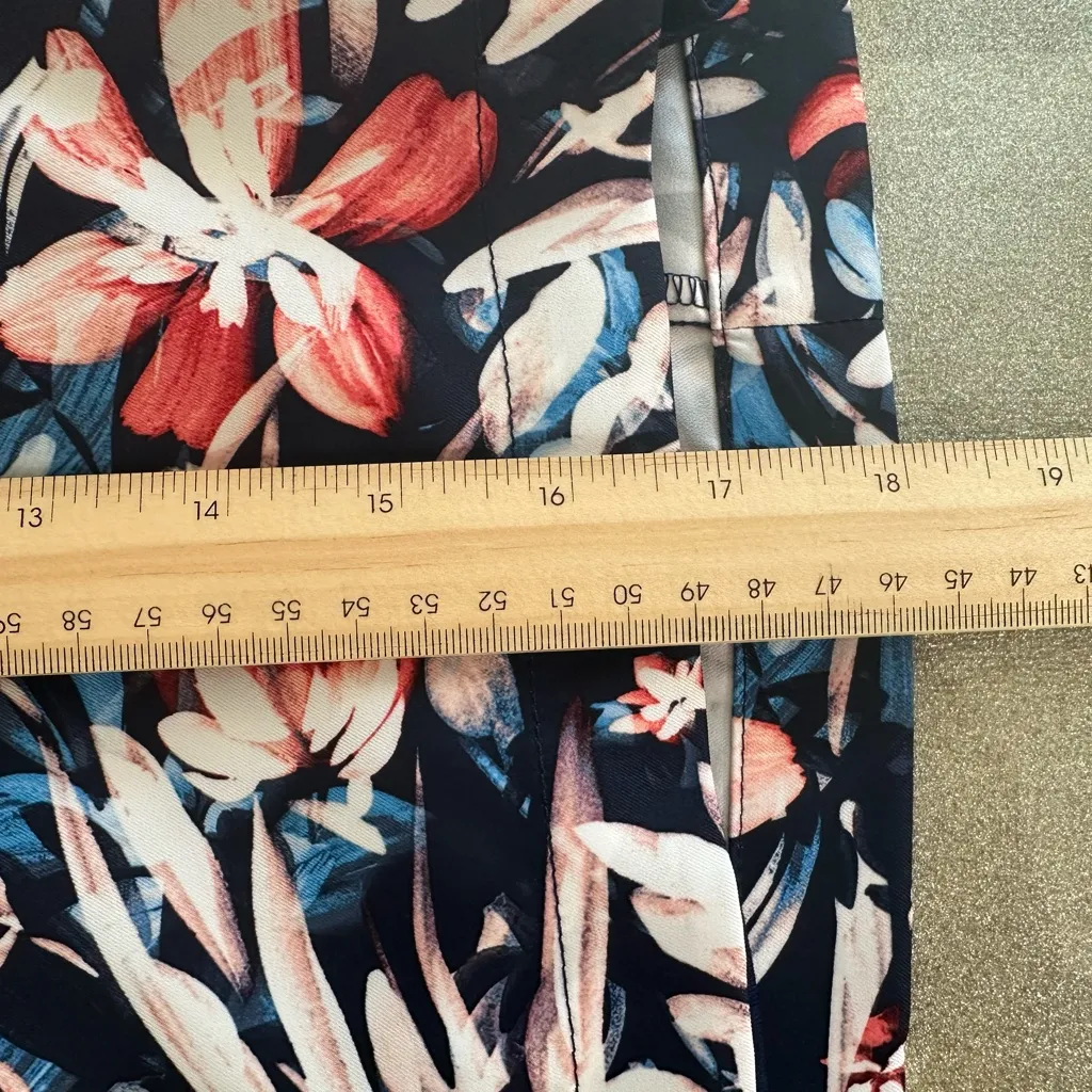 St. John's Bay Floral Tie-Waist Skort with Side Pockets (1032) - Image 10