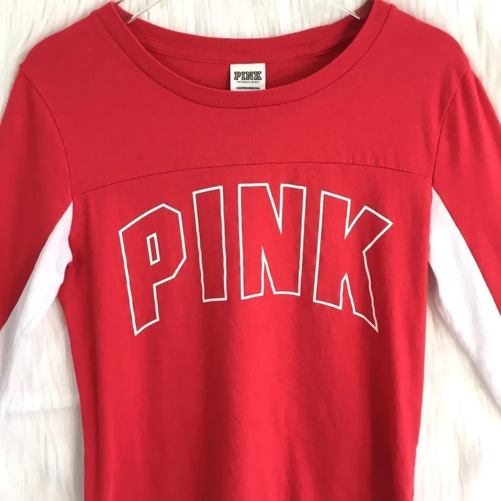 🔃Victoria's Secret PINK 3/4 Long Sleeve Shirt - Image 6