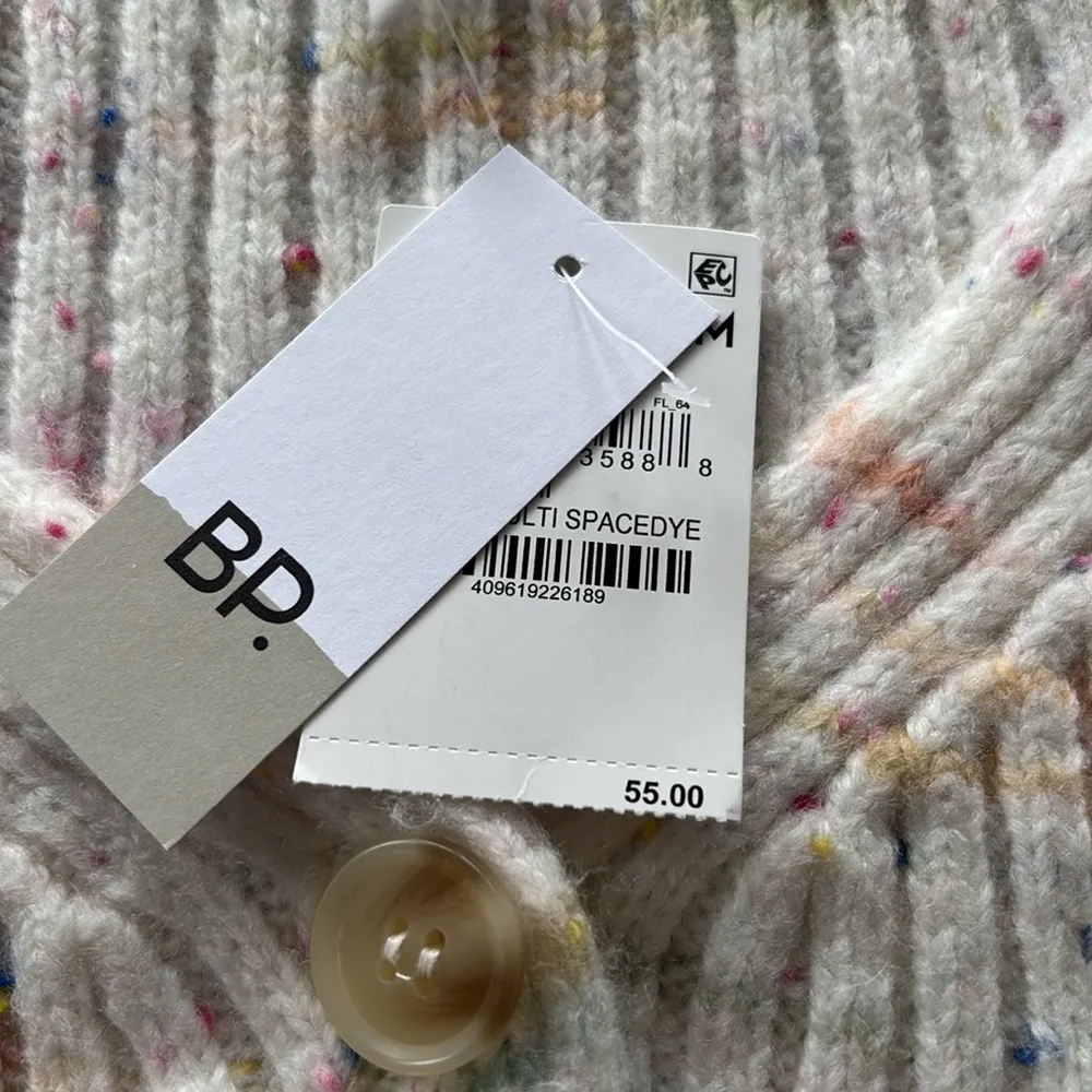 BP. Ivory Multi Space Dye Cardigan - Image 6