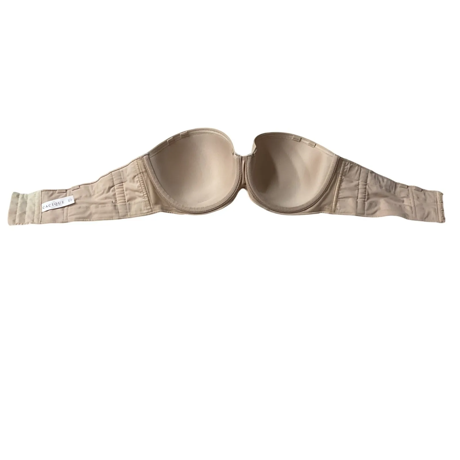 Cacique Women's Comfort Bliss Plunge Multi-Way Strapless Push Up Bra Size 40C - Image 5