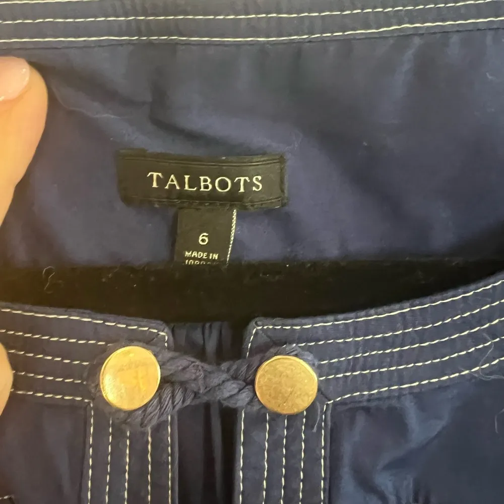 Talbots Navy Blue Women's Top - Image 2