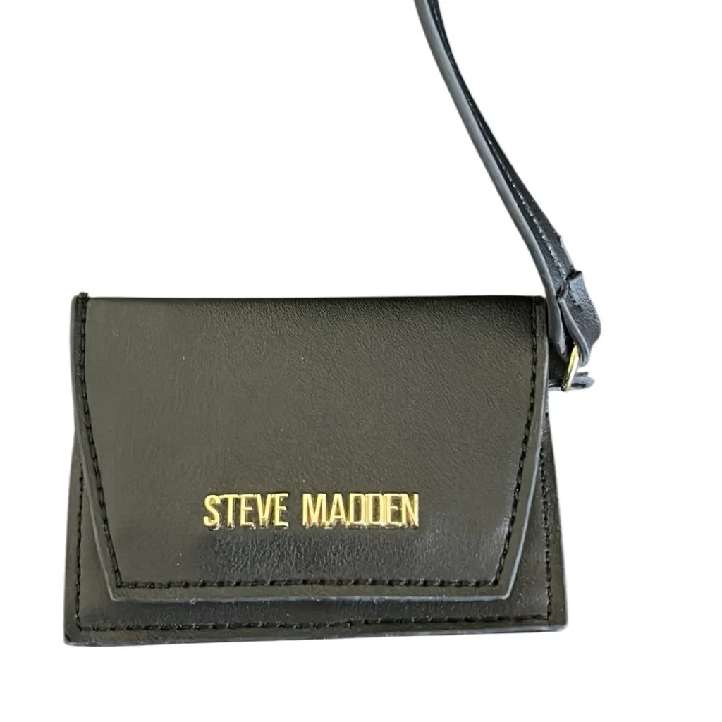 Steve Madden Purse Satchel Hand Bag Embossed Logo - Image 8