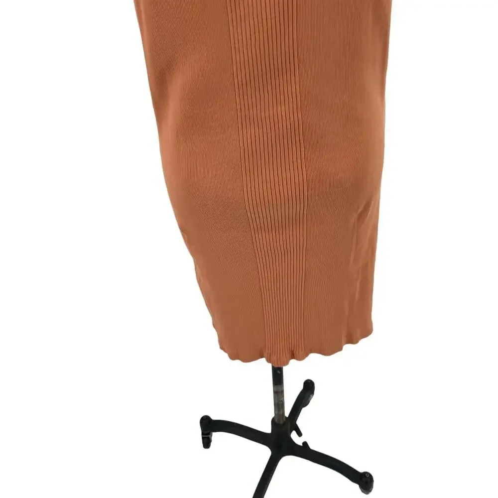 G-STAR RAW Engineered Rib Tank Top‎ Dress Pink Orange Size XL - Image 10