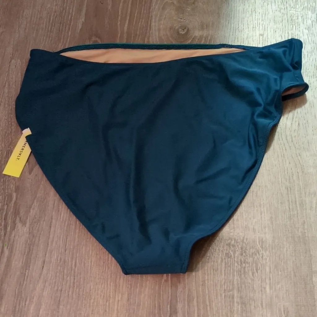 Summersalt Seaglass & Seaweed The Diagonal Mid Rise Swim Bottoms Size 16 - Image 6