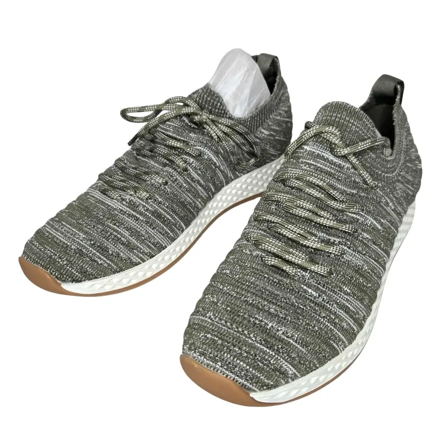 Urban Sport by J/Slides Opy Stretch Knit Sneaker in Khaki Size 9M Two - Image 1