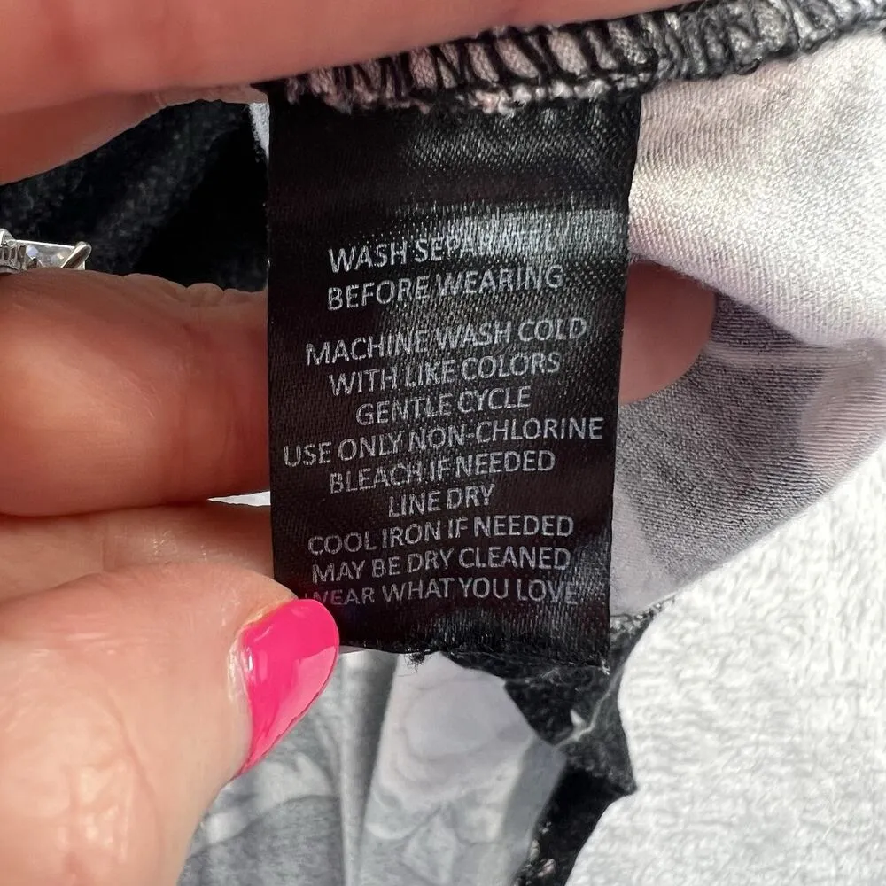 Torrid Plus 0 0X Babydoll Super Soft Button Front Short Sleeve Top Floral Print - Image 9