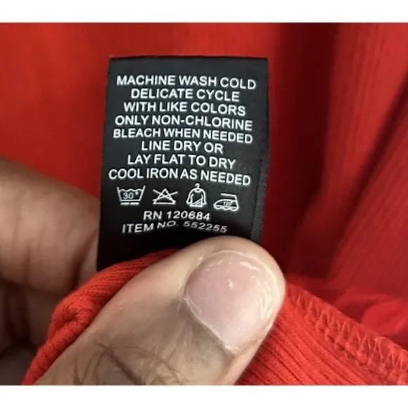 Twist Tees Women's Lace Embroidery Hem Red Tank Top‎ Sz 3 Summer Vacation Casual - Image 6