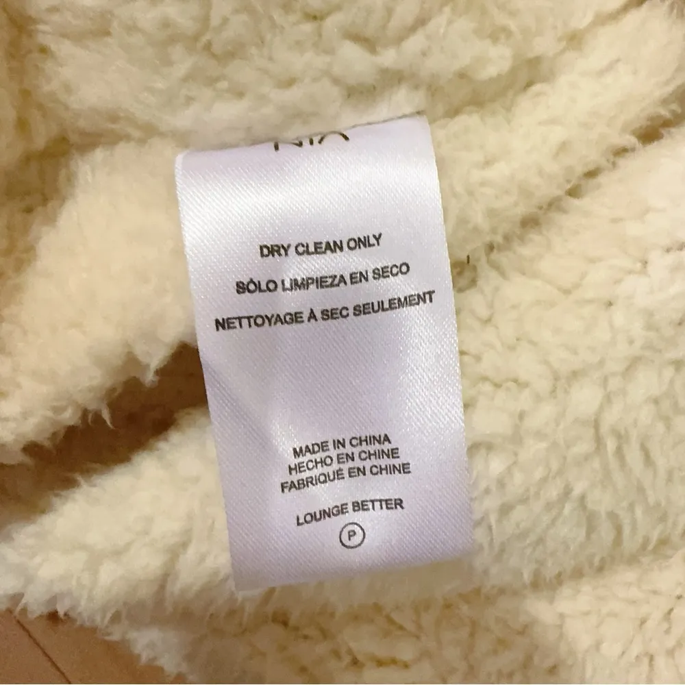 NIA Topanga Plaid Flannel Sherpa Lined Jacket Shacket in Truffle NWT Small Brown - Image 9