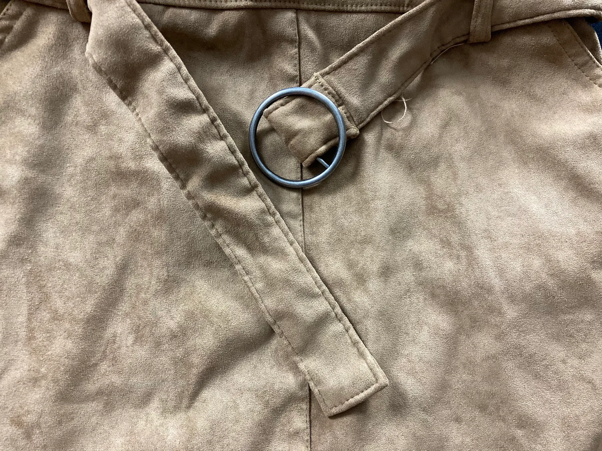 Faux Suede Ultra High rise Mini Skirt - Image 7