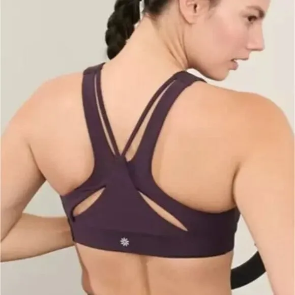 New Athleta S Flex Spacer Bra DEEP CROCUS VIOLET Medium D-DD - Image 2