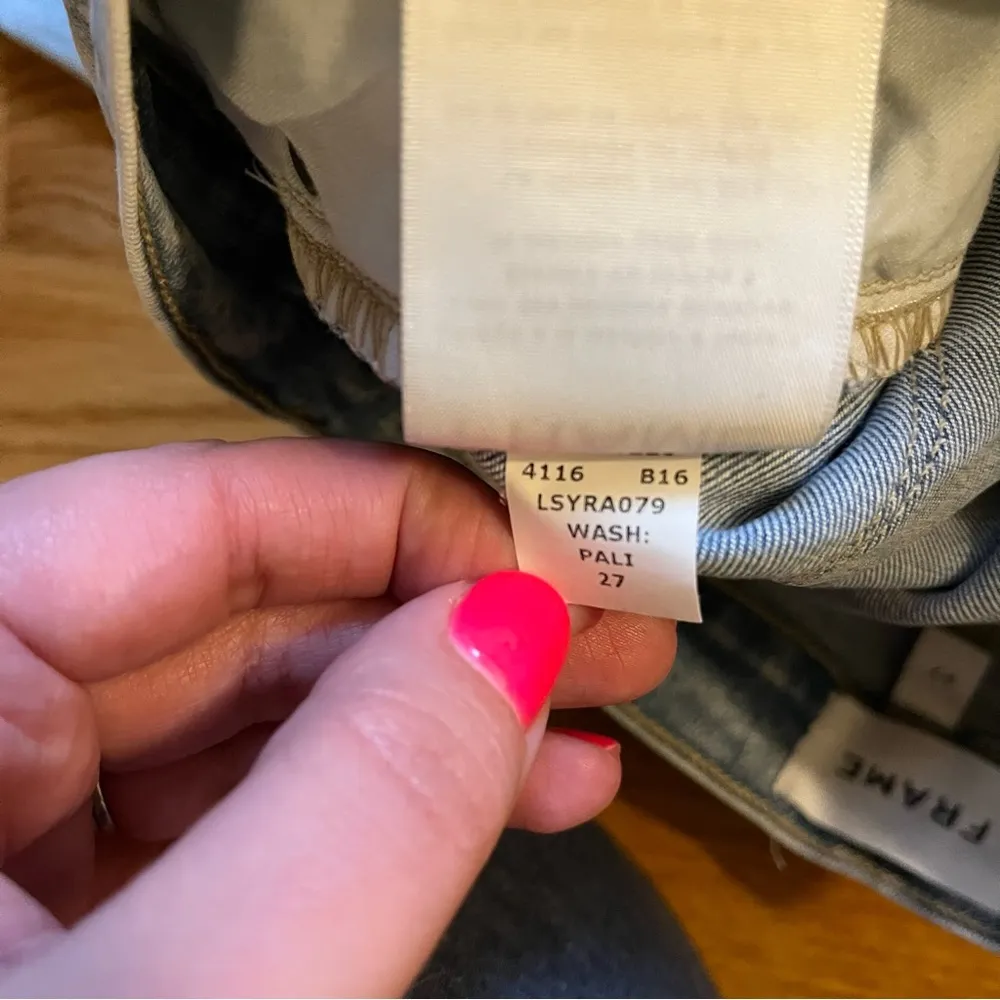 FRAME Le Sylvie Slender Straight jeans size 27 - Image 9