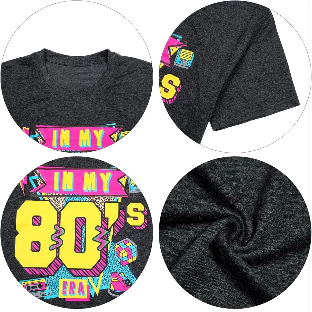 NWT Women’s 80’s Graphic Tee – “In My 80s Era” Vintage T - Image 3