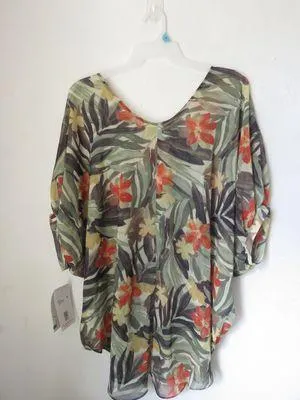 Coco reef Beach Cover Up Floral - Image 2