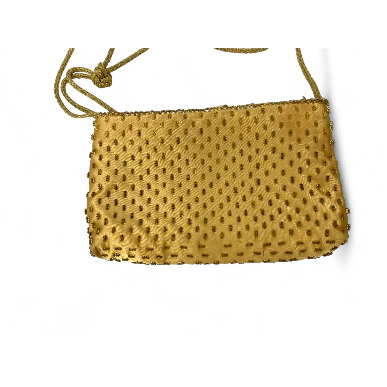 Antique vintage 20's 1920's beaded handbag Clutch Purse Crossbody Art Deco bag - Image 6