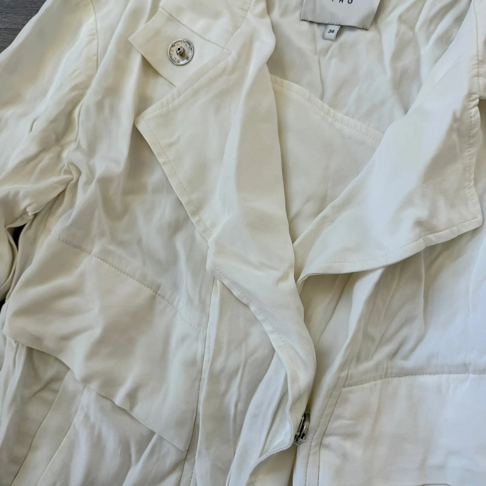 IRO  White Moto Jacket - Image 6