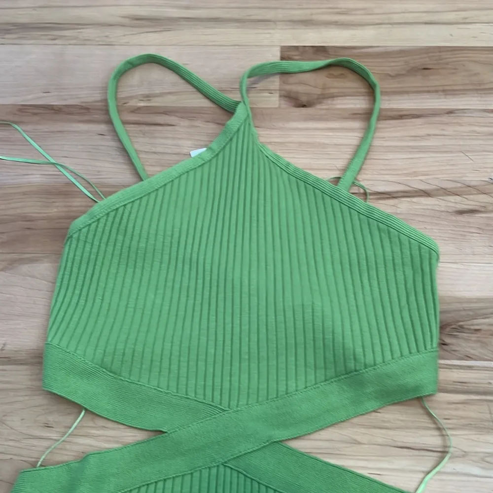 Lime Green Ribbed Bodysuit- NWT - Image 10