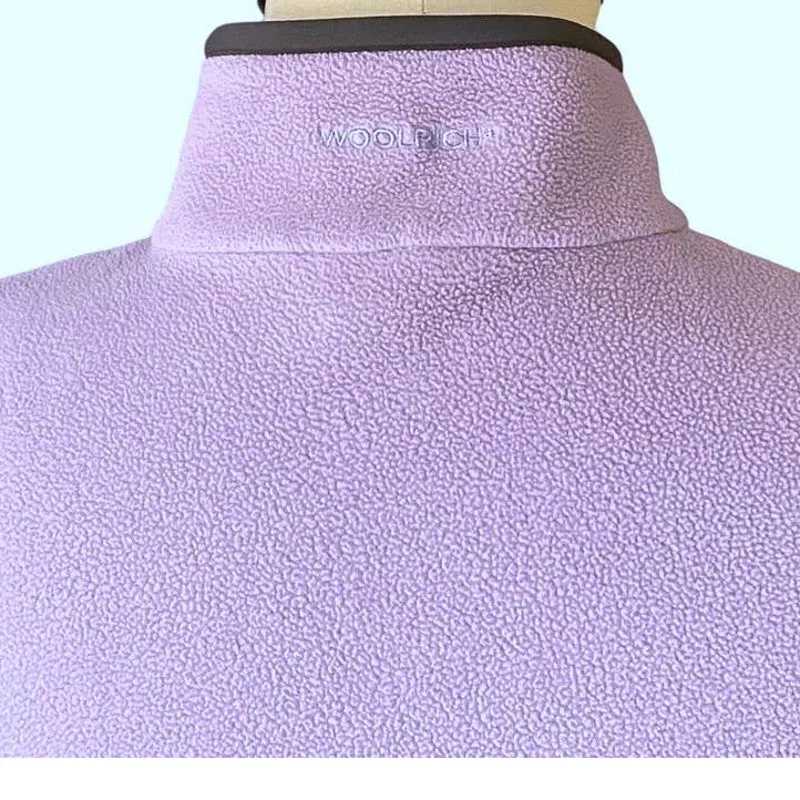 WOOLRICH Lavender Purple & Gray Fleece Sleeveless Outdoor Vest ~ Women's MEDIUM - Image 6