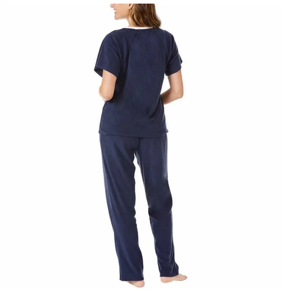 Lucky Brand Ladies' 4-piece Terry Pajama Set Size L - Image 4