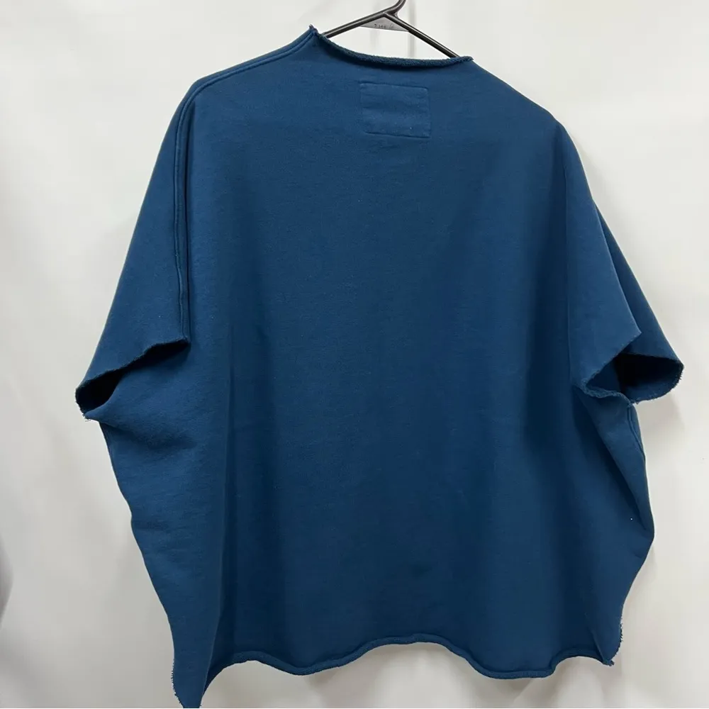 Frank & Eileen OS top Funnel Neck raw hem sweater - Image 2